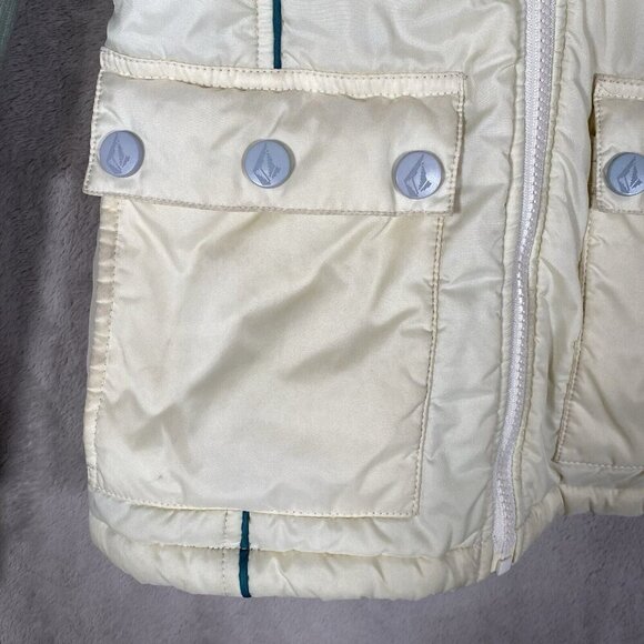 Vintage Volcom Winter Jacket Women's Small Y2K 90s Ski Snowboard Insulated - Picture 6 of 16
